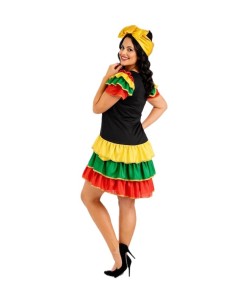 Costume Rumbera Taglia M - di alta qualità, ideale per carnevale, feste a tema ed eventi speciali. 2